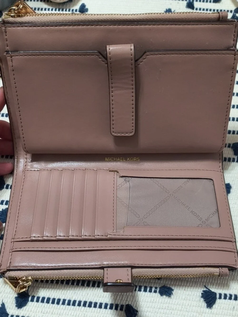 Michael Kors Jet Set Travel Double Zip Wristlet